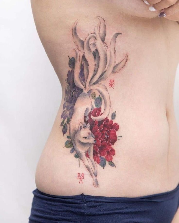 nghệ thuật xăm cửu vĩ hồ