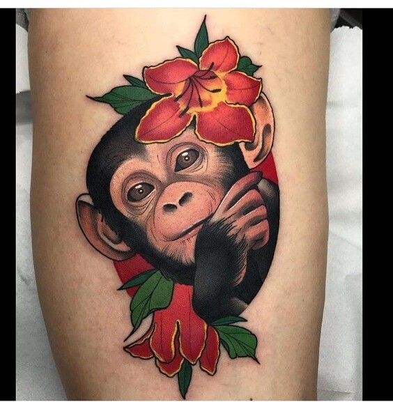 Tổng hợp 555+ hình xăm con khỉ đẹp mắt và ấn tượng nhất - Genztattoo
