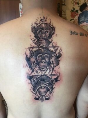 Tổng hợp 555+ hình xăm con khỉ đẹp mắt và ấn tượng nhất - Genztattoo