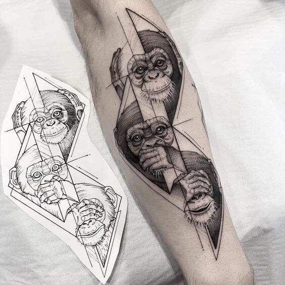 Tổng hợp 555+ hình xăm con khỉ đẹp mắt và ấn tượng nhất - Genztattoo