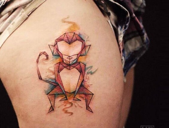 Tổng hợp 555+ hình xăm con khỉ đẹp mắt và ấn tượng nhất - Genztattoo