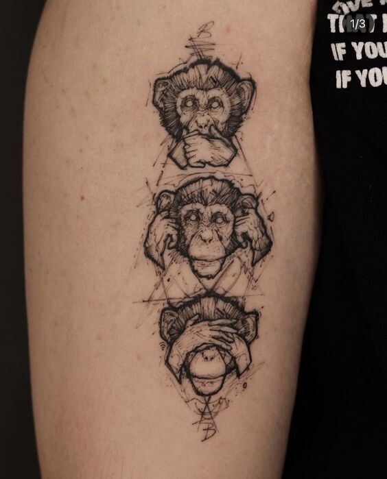 Tổng hợp 555+ hình xăm con khỉ đẹp mắt và ấn tượng nhất - Genztattoo