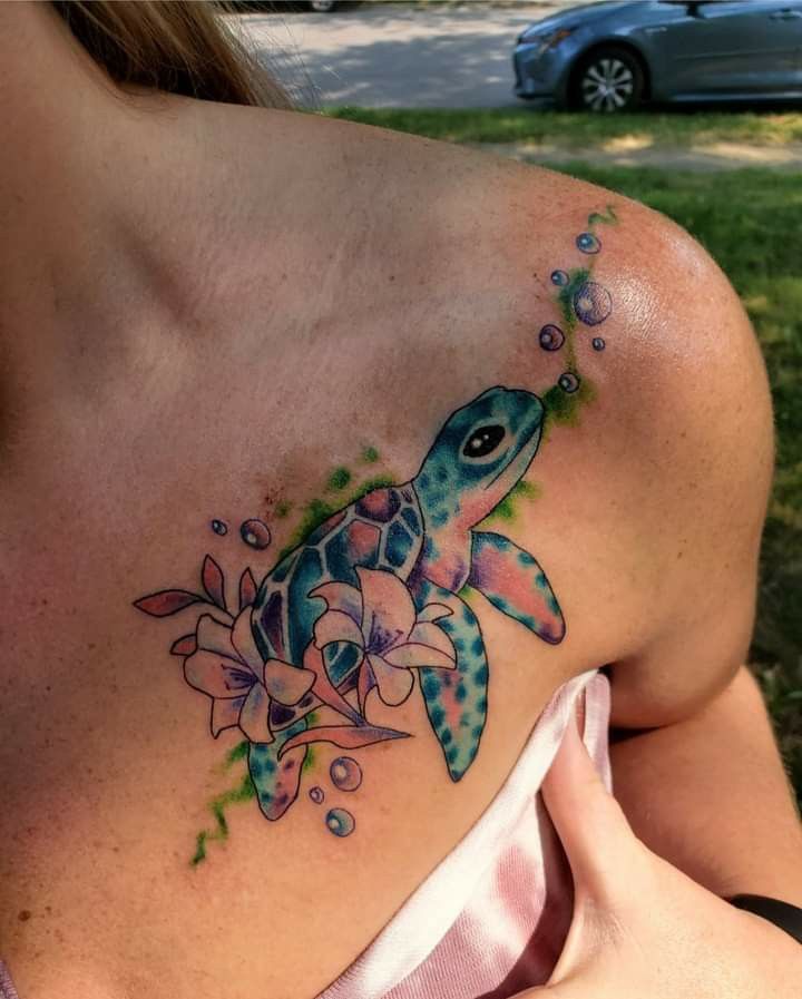 Gợi ý 700+ hình xăm con rùa đa dạng sắc thái cho anh em - Genztattoo