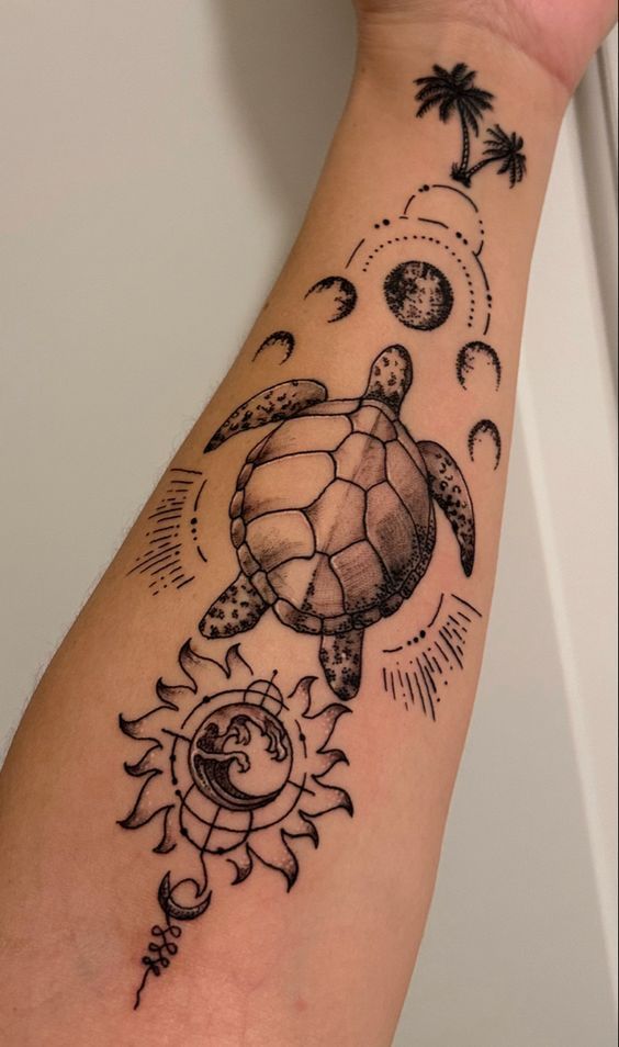 Gợi ý 700+ hình xăm con rùa đa dạng sắc thái cho anh em - Genztattoo