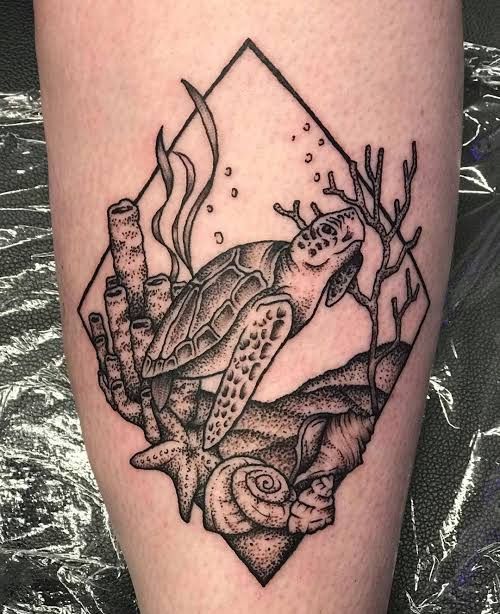 Gợi ý 700+ hình xăm con rùa đa dạng sắc thái cho anh em - Genztattoo