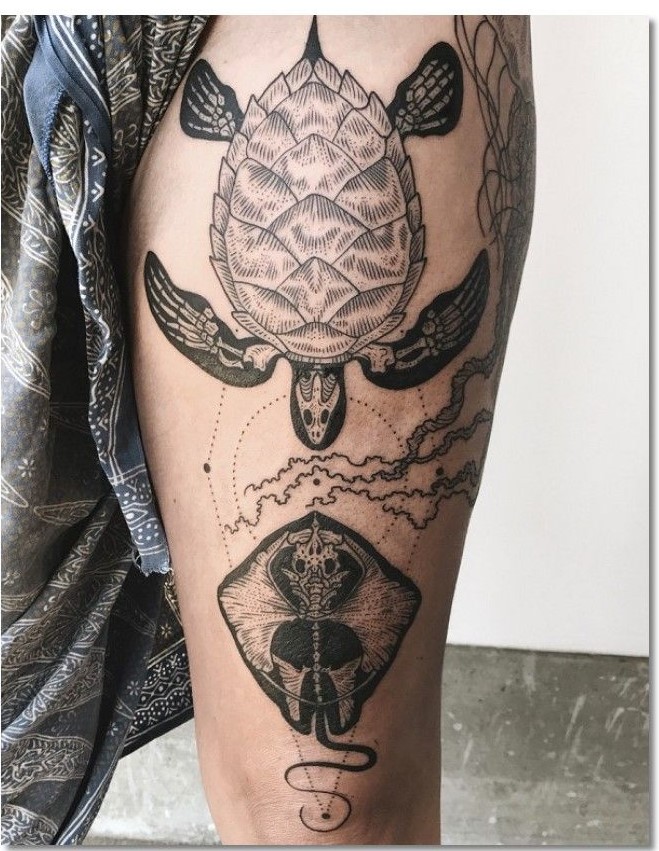 Gợi ý 700+ hình xăm con rùa đa dạng sắc thái cho anh em - Genztattoo
