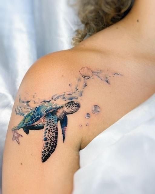Gợi ý 700+ hình xăm con rùa đa dạng sắc thái cho anh em - Genztattoo