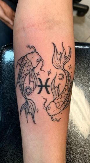 150 hình xăm cung song ngư chọn lọc đẹp và dễ thương nhất - Genztattoo