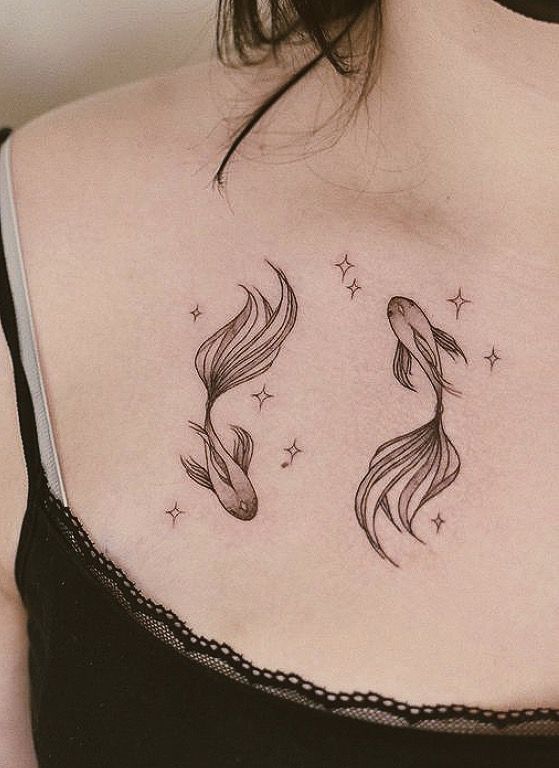 150 hình xăm cung song ngư chọn lọc đẹp và dễ thương nhất - Genztattoo