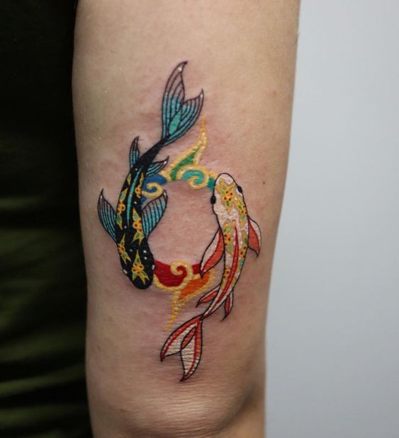 150 hình xăm cung song ngư chọn lọc đẹp và dễ thương nhất - Genztattoo