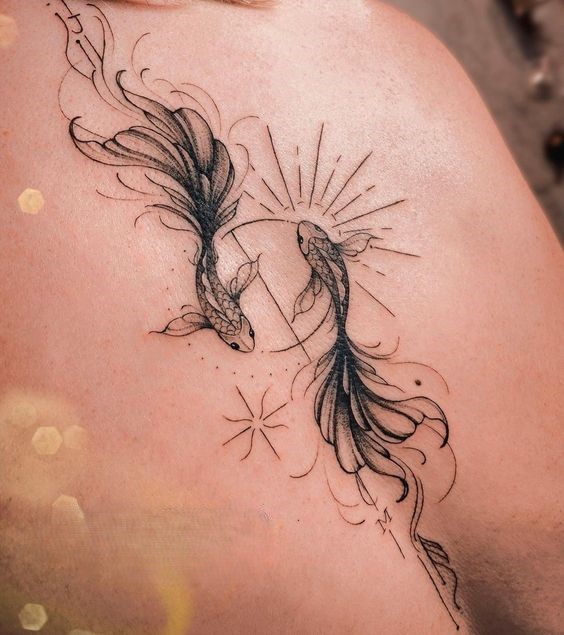 150 hình xăm cung song ngư chọn lọc đẹp và dễ thương nhất - Genztattoo