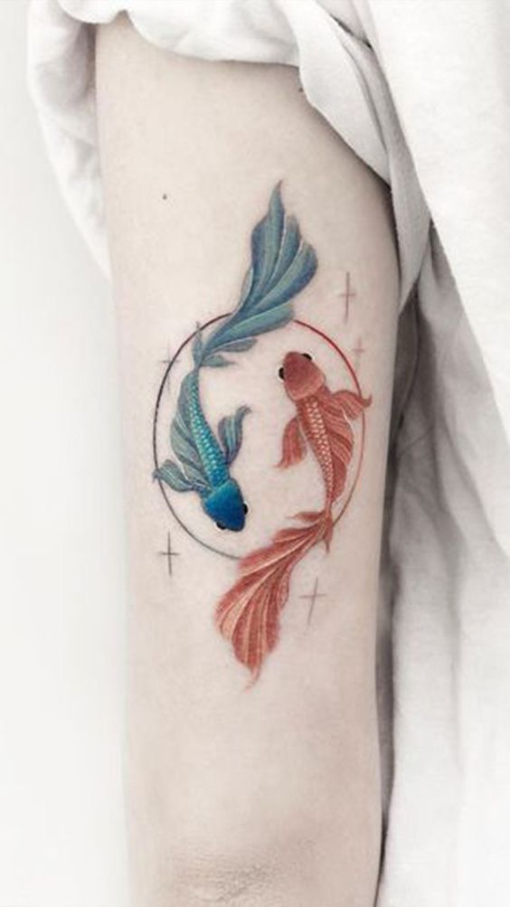 150 hình xăm cung song ngư chọn lọc đẹp và dễ thương nhất - Genztattoo