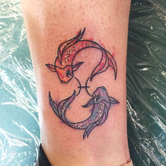 150 hình xăm cung song ngư chọn lọc đẹp và dễ thương nhất - Genztattoo