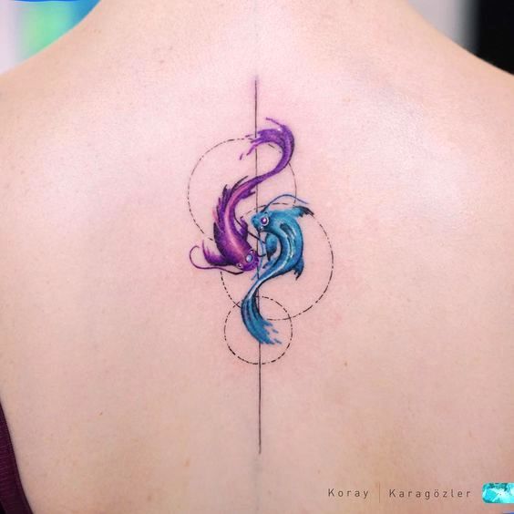 150 hình xăm cung song ngư chọn lọc đẹp và dễ thương nhất - Genztattoo