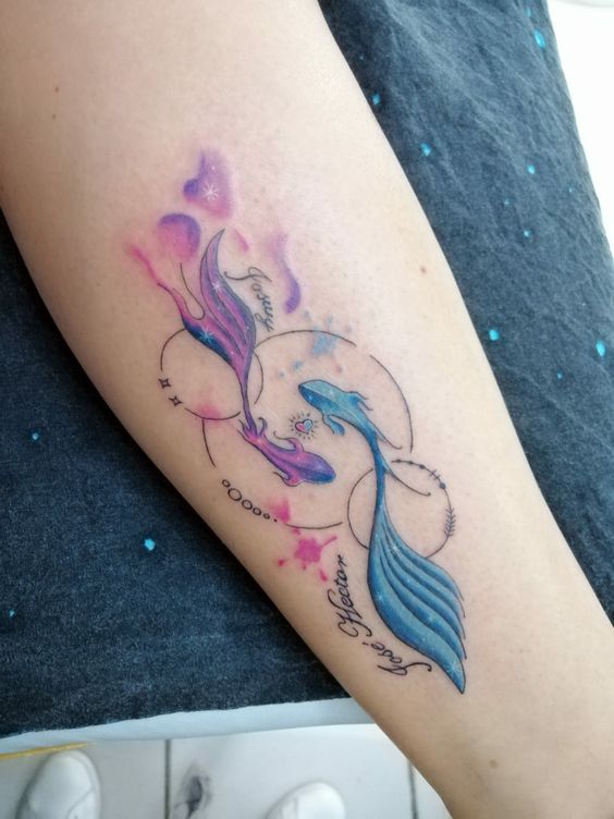 150 hình xăm cung song ngư chọn lọc đẹp và dễ thương nhất - Genztattoo