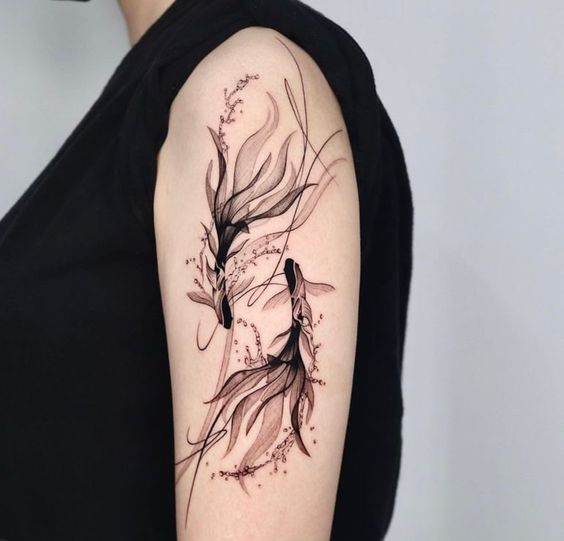 150 hình xăm cung song ngư chọn lọc đẹp và dễ thương nhất - Genztattoo