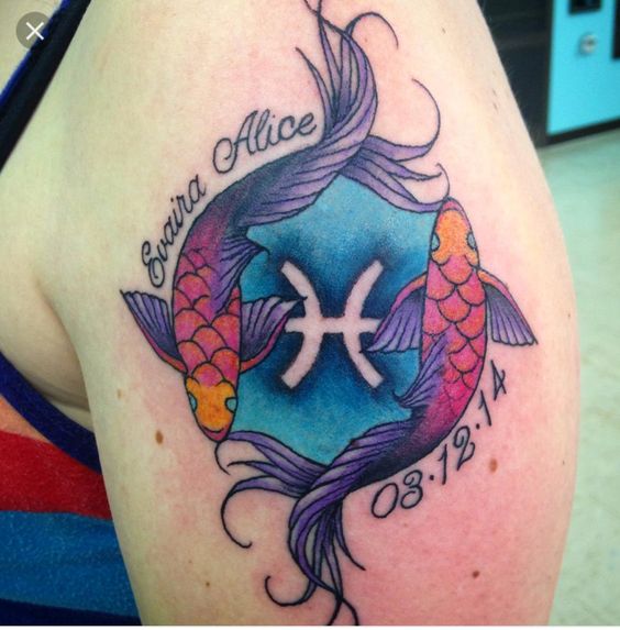 150 hình xăm cung song ngư chọn lọc đẹp và dễ thương nhất - Genztattoo