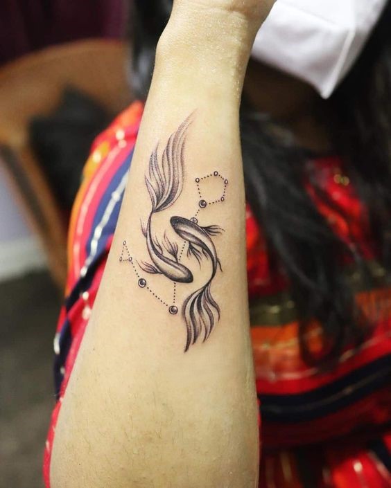 150 hình xăm cung song ngư chọn lọc đẹp và dễ thương nhất - Genztattoo