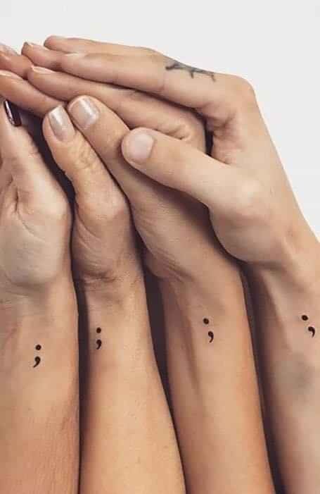 Hơn 300+ hình xăm dấu chấm phẩy hot trend gần đây - Genztattoo