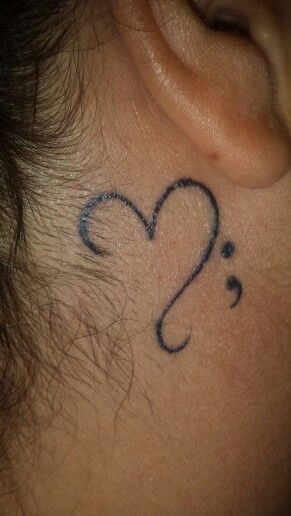 Hơn 300+ hình xăm dấu chấm phẩy hot trend gần đây - Genztattoo
