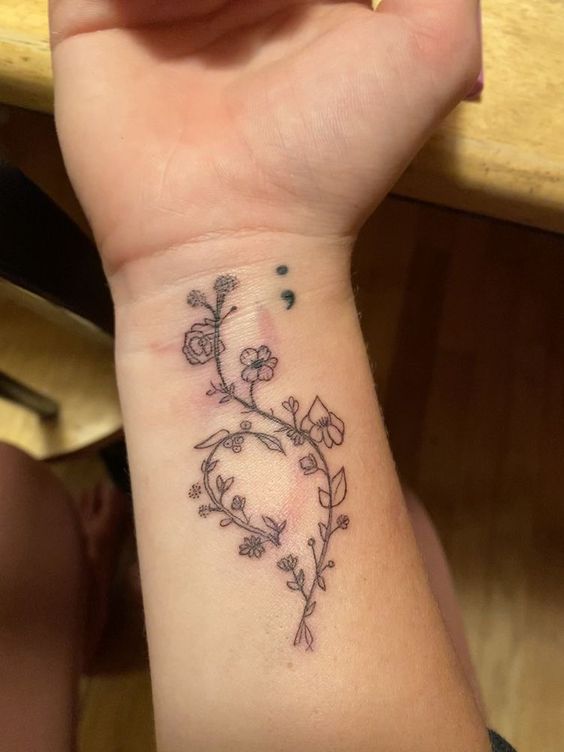 Hơn 300+ hình xăm dấu chấm phẩy hot trend gần đây - Genztattoo