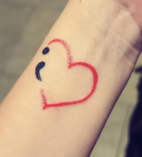 Hơn 300+ hình xăm dấu chấm phẩy hot trend gần đây - Genztattoo