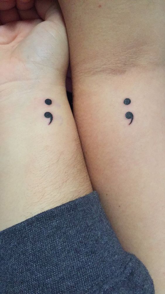 Hơn 300+ hình xăm dấu chấm phẩy hot trend gần đây - Genztattoo