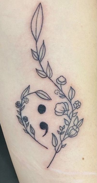 Hơn 300+ hình xăm dấu chấm phẩy hot trend gần đây - Genztattoo