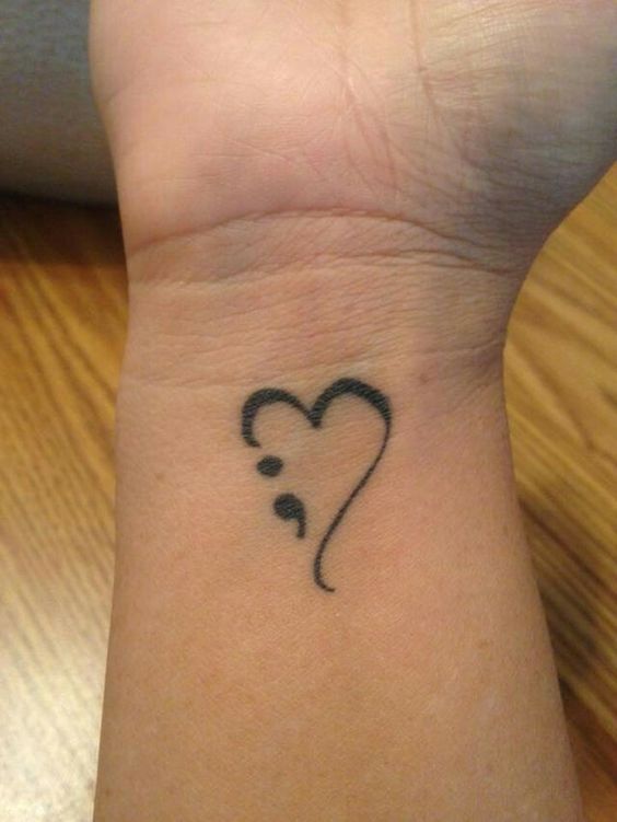 Hơn 300+ hình xăm dấu chấm phẩy hot trend gần đây - Genztattoo
