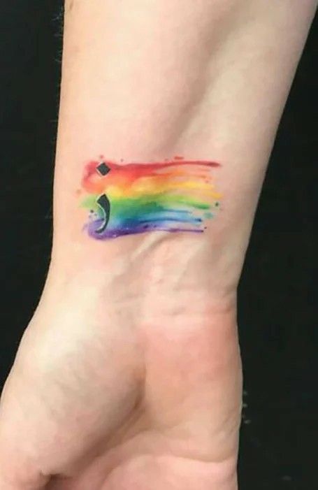 Hơn 300+ hình xăm dấu chấm phẩy hot trend gần đây - Genztattoo