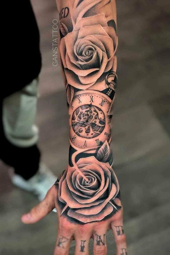 222+ hình xăm hoa đẹp cho nam đầy mạnh mẽ và cá tính - Genztattoo