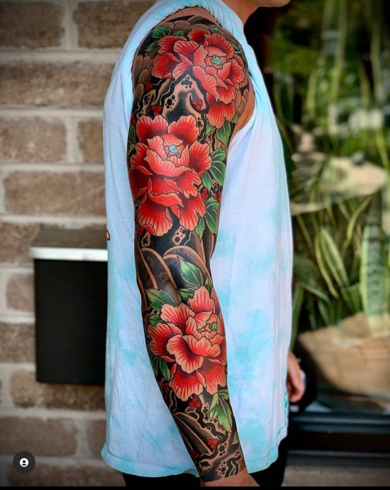 222+ hình xăm hoa đẹp cho nam đầy mạnh mẽ và cá tính - Genztattoo