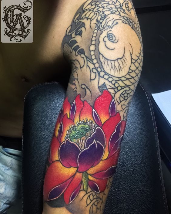 222+ hình xăm hoa đẹp cho nam đầy mạnh mẽ và cá tính - Genztattoo