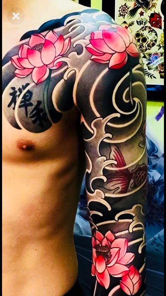 222+ hình xăm hoa đẹp cho nam đầy mạnh mẽ và cá tính - Genztattoo