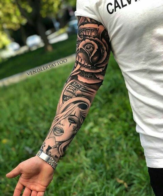 222+ hình xăm hoa đẹp cho nam đầy mạnh mẽ và cá tính - Genztattoo