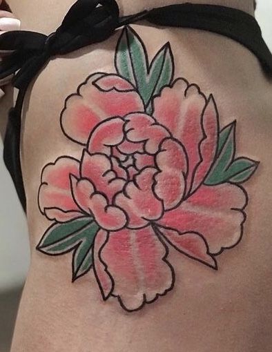 888+ hình xăm hoa mẫu đơn đại diện cho tình yêu và may mắn - Genztattoo