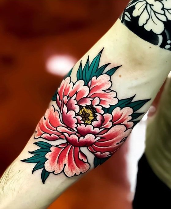 888+ hình xăm hoa mẫu đơn đại diện cho tình yêu và may mắn - Genztattoo