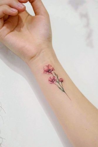 150 hình xăm hoa mini cho những vị trí đẹp nhất - Genztattoo