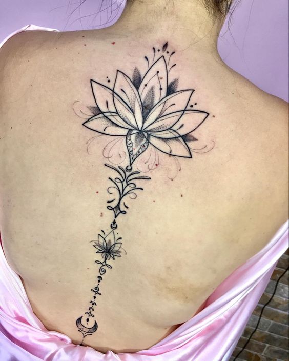 222+ hình xăm hoa sen cho nữ cực tinh tế và ấn tượng - Genztattoo