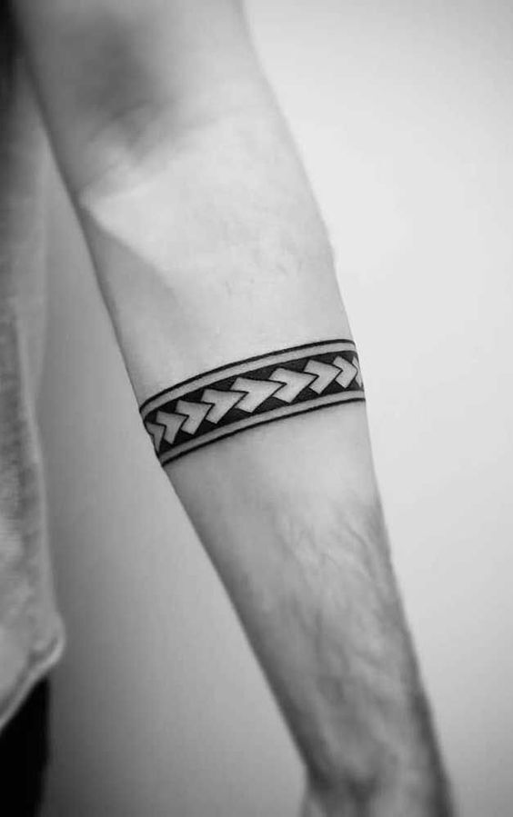 Vòng tay hình xăm họa tiết đơn giản vòng tay tattoo họa tiết đơn giản