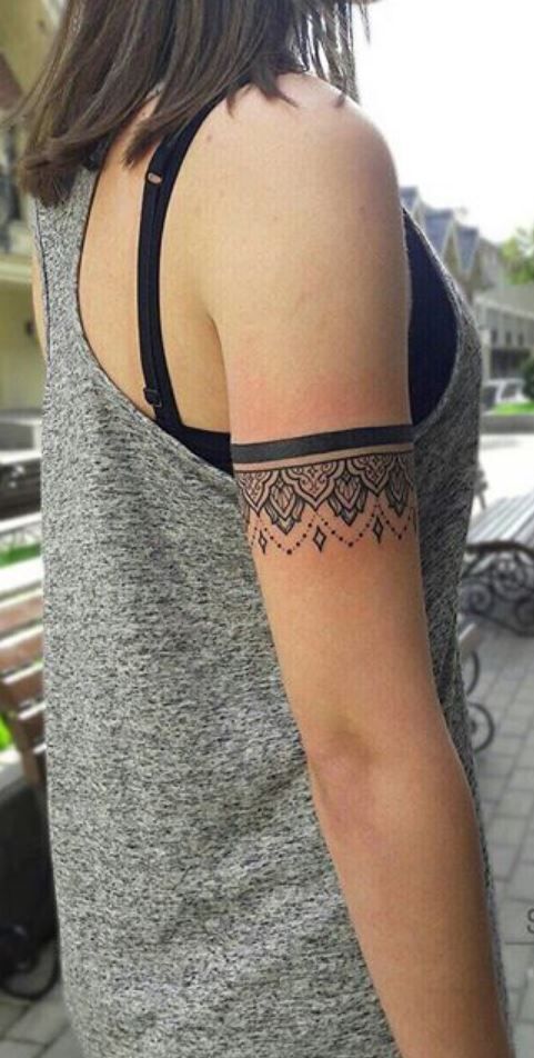 Hình xăm hoa văn sang trọng cho nữ tattoo họa tiết sang trọng cho phái nữ