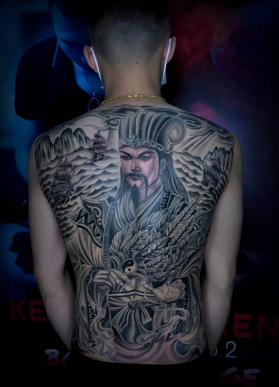 1000 hình xăm khổng minh gia cát lượng chọn lọc ở tất cả các vị trí - Genztattoo