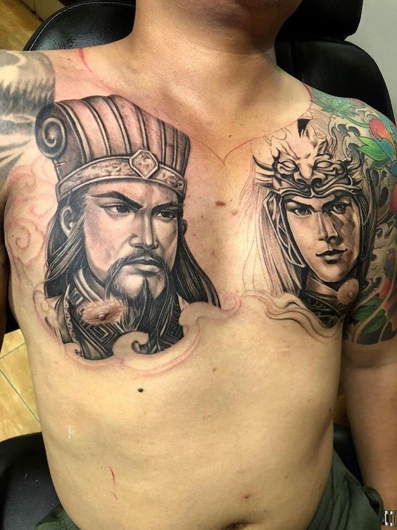 1000 hình xăm khổng minh gia cát lượng chọn lọc ở tất cả các vị trí - Genztattoo