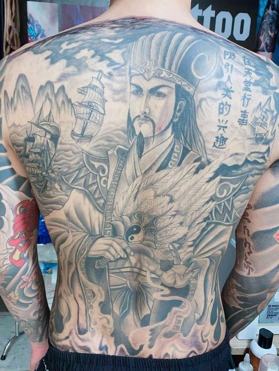 1000 hình xăm khổng minh gia cát lượng chọn lọc ở tất cả các vị trí - Genztattoo