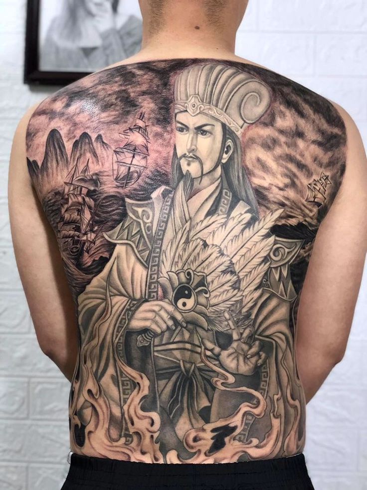 1000 hình xăm khổng minh gia cát lượng chọn lọc ở tất cả các vị trí - Genztattoo