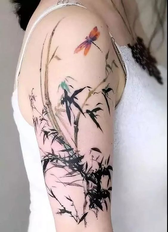 ý tưởng tattoo thể hiện sự bình yên trên tay nữ