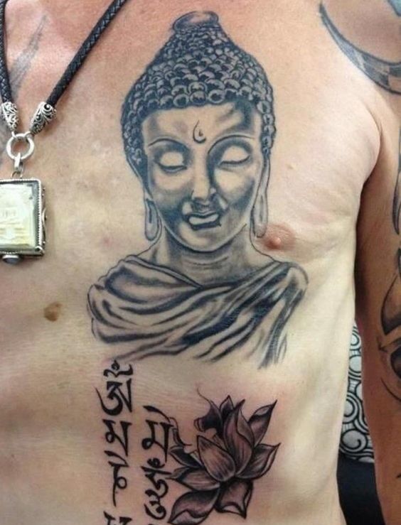 hình xăm mang ý nghĩa tâm linh kèm chữ