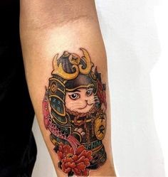 150 hình xăm mèo thần tài samurai Thu hút tài lọc mạnh - Genztattoo