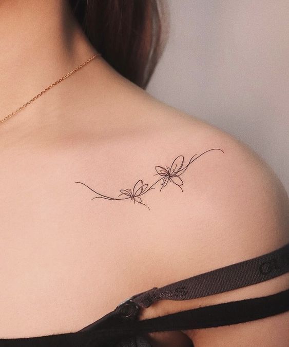 hình xăm biểu tượng nhỏ đẹp trên xương đòn hình xăm ký hiệu mini ở xương quai xanh đẹp