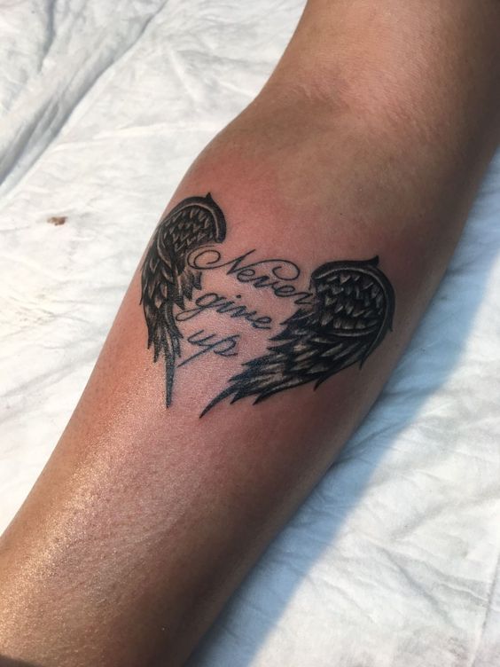 Gợi ý 700+ mẫu hình xăm chữ never give up khích lệ tinh thần - Genztattoo